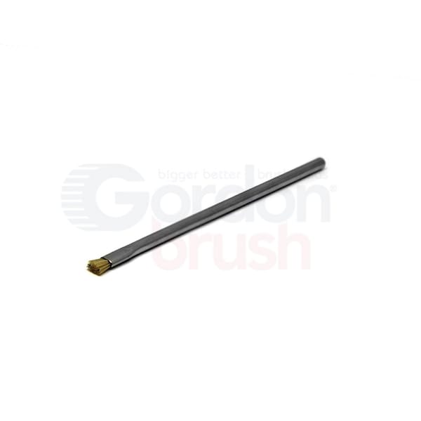 Applicator Brush, Anti-Static Hog Bristle, 3/8 D SS Tube Handle